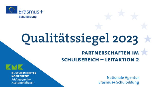 Das btg erhält das Qualitätssiegel für Erasmus+ Partnerschaften im Schulbereich