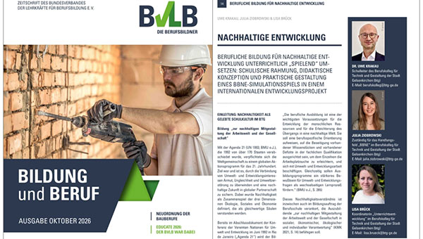Whole School Approach im btg – Fachbeitrag zu BBNE erschienen